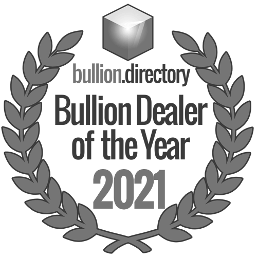 2021 bullion dealer of the year award badge