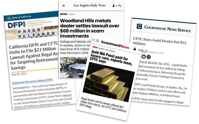 gold ira scam headlines