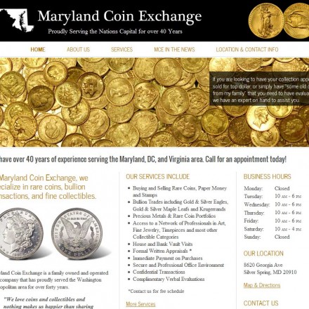 Maryland Coin Exchange independent consumer reviews company details