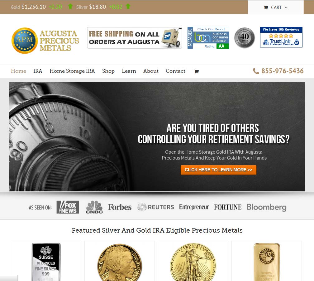 Best Brokers To Transfer Retirement Funds Into Precious Metals