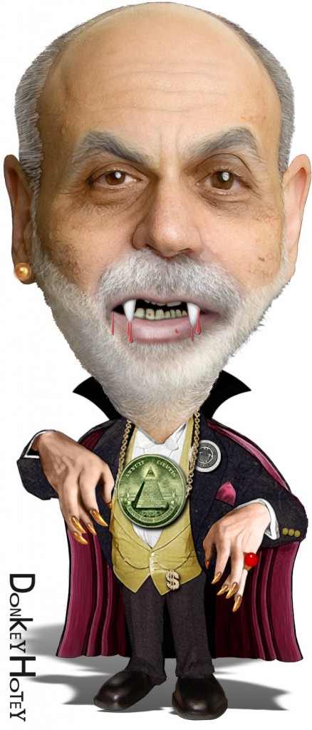 Count Bernankula, "I've come to suck your blood. By the way, you don't have any precious metals do you? My crypt is fresh out."