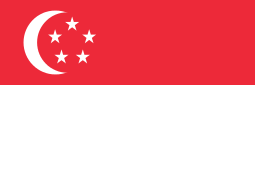 Singapore flag - singapore bullion section