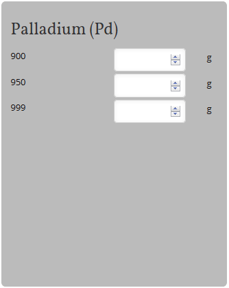 free palladium price calculator