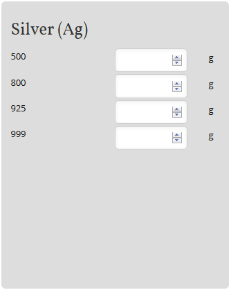 free silver price calculator