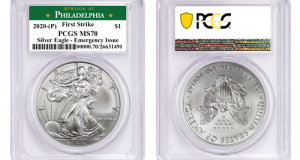 Win a 2020 (P) Emergency Issue Silver Eagle