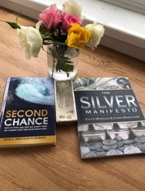 David recently snapped this photo of his book Second Chance and other valued items.