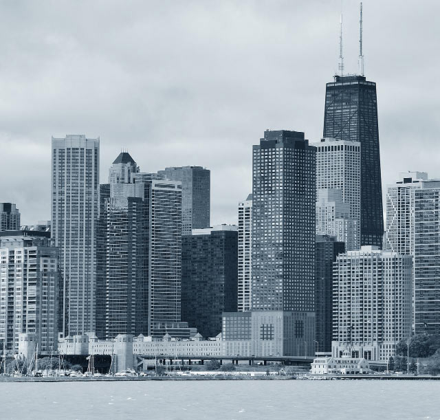 Buying Gold in Illinois - Chicago Skyline