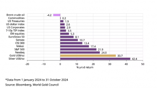 Gold & Silver Best-Performing Investment Assets in 2024